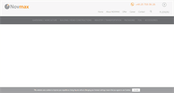 Desktop Screenshot of novmax.pl